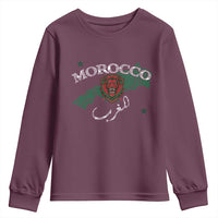 Morocco Lion Maghrib Moroccan Spirit Heritage Youth Sweatshirt