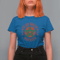 I'm Just Here for Morocco T Shirt For Women Funny Moroccan Pride Supporter Sports Fan