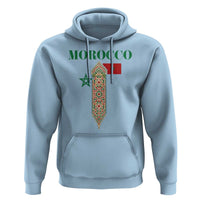 Traditional Moroccan Mosaic Archway Graphic Hoodie Morocco Architecture Tile Pattern