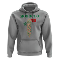 Traditional Moroccan Mosaic Archway Graphic Hoodie Morocco Architecture Tile Pattern