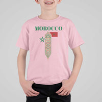 Traditional Moroccan Mosaic Archway Graphic T Shirt For Kid Morocco Architecture Tile Pattern