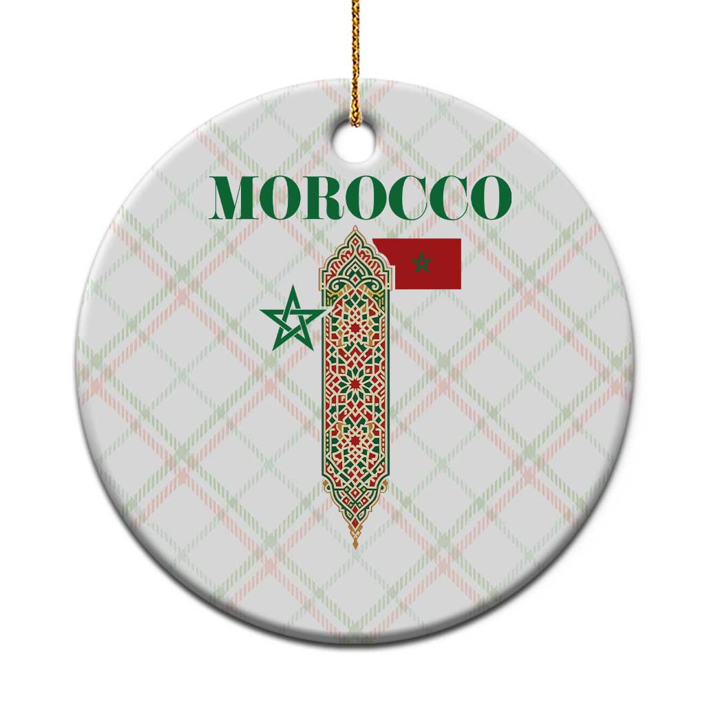 Traditional Moroccan Mosaic Archway Graphic Ceramic Ornament Morocco Architecture Tile Pattern
