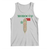 Traditional Moroccan Mosaic Archway Graphic Tank Top Morocco Architecture Tile Pattern