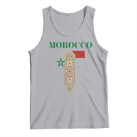 Traditional Moroccan Mosaic Archway Graphic Tank Top Morocco Architecture Tile Pattern