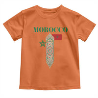 Traditional Moroccan Mosaic Archway Graphic Toddler T Shirt Morocco Architecture Tile Pattern
