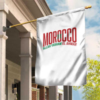 Morocco Flag Pride Allah Yarham El Ahmar Garden Flag Moroccan Soccer Football Fans Gift