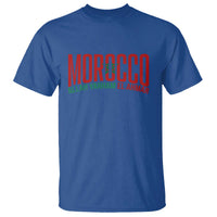 Morocco Flag Pride Allah Yarham El Ahmar T Shirt Moroccan Soccer Football Fans Gift