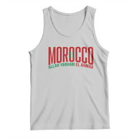 Morocco Flag Pride Allah Yarham El Ahmar Tank Top Moroccan Soccer Football Fans Gift