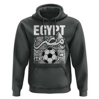 Egypt Soccer Misr Pride Arabic Calligraphy Hoodie Egyptian Football Fans Ancient Pyramid Heritage Graphic
