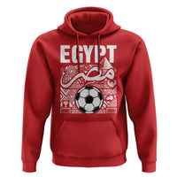 Egypt Soccer Misr Pride Arabic Calligraphy Hoodie Egyptian Football Fans Ancient Pyramid Heritage Graphic