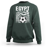 Egypt Soccer Misr Pride Arabic Calligraphy Sweatshirt Egyptian Football Fans Ancient Pyramid Heritage Graphic