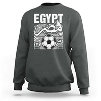 Egypt Soccer Misr Pride Arabic Calligraphy Sweatshirt Egyptian Football Fans Ancient Pyramid Heritage Graphic