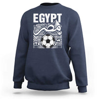 Egypt Soccer Misr Pride Arabic Calligraphy Sweatshirt Egyptian Football Fans Ancient Pyramid Heritage Graphic