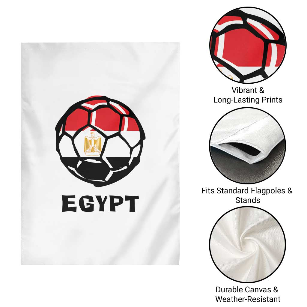 Egyptian Flag Soccer Ball Graphic Garden Flag Egypt Pride Sports Football Fans Match Day