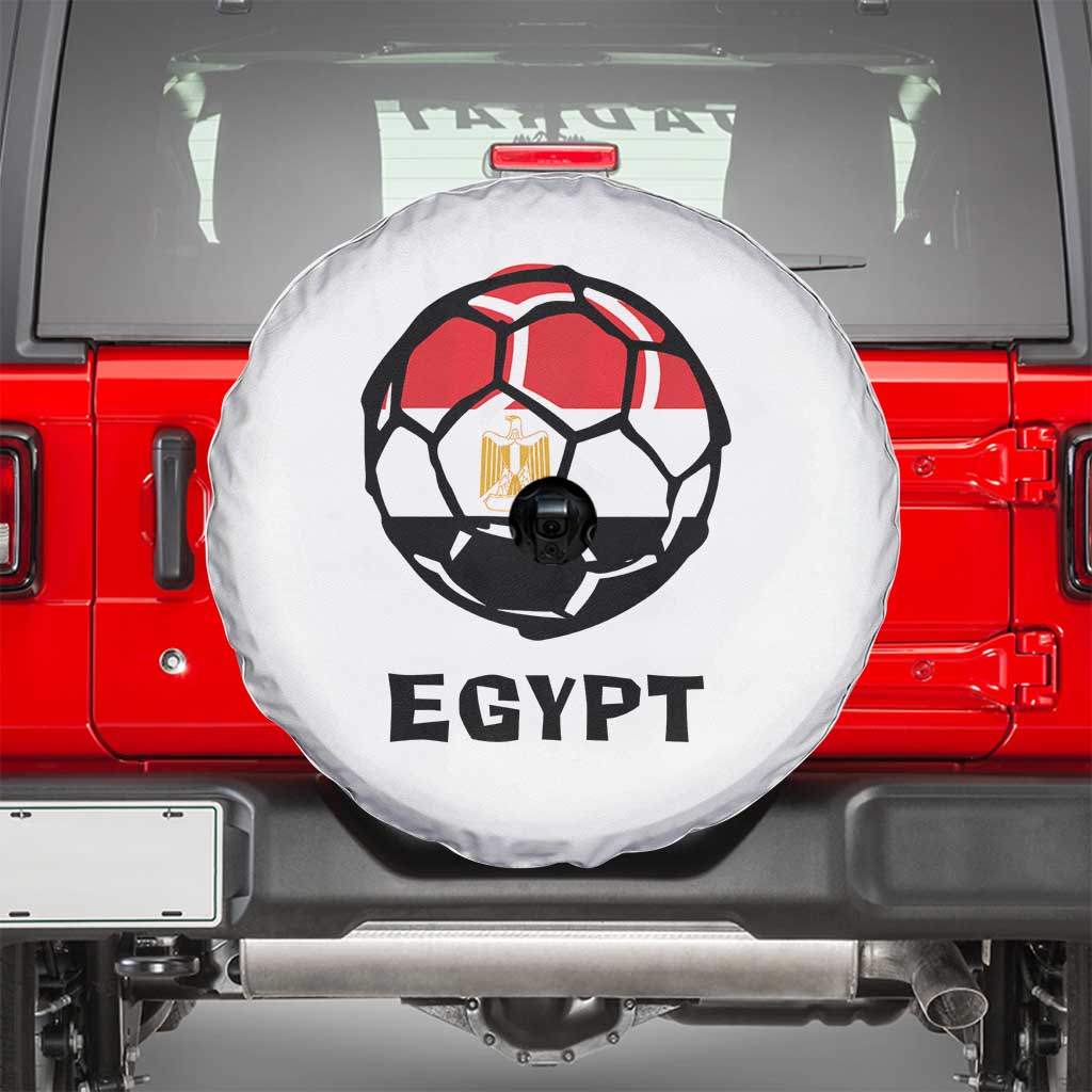 Egyptian Flag Soccer Ball Graphic Spare Tire Cover Egypt Pride Sports Football Fans Match Day