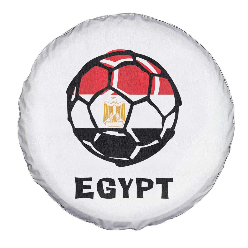 Egyptian Flag Soccer Ball Graphic Spare Tire Cover Egypt Pride Sports Football Fans Match Day
