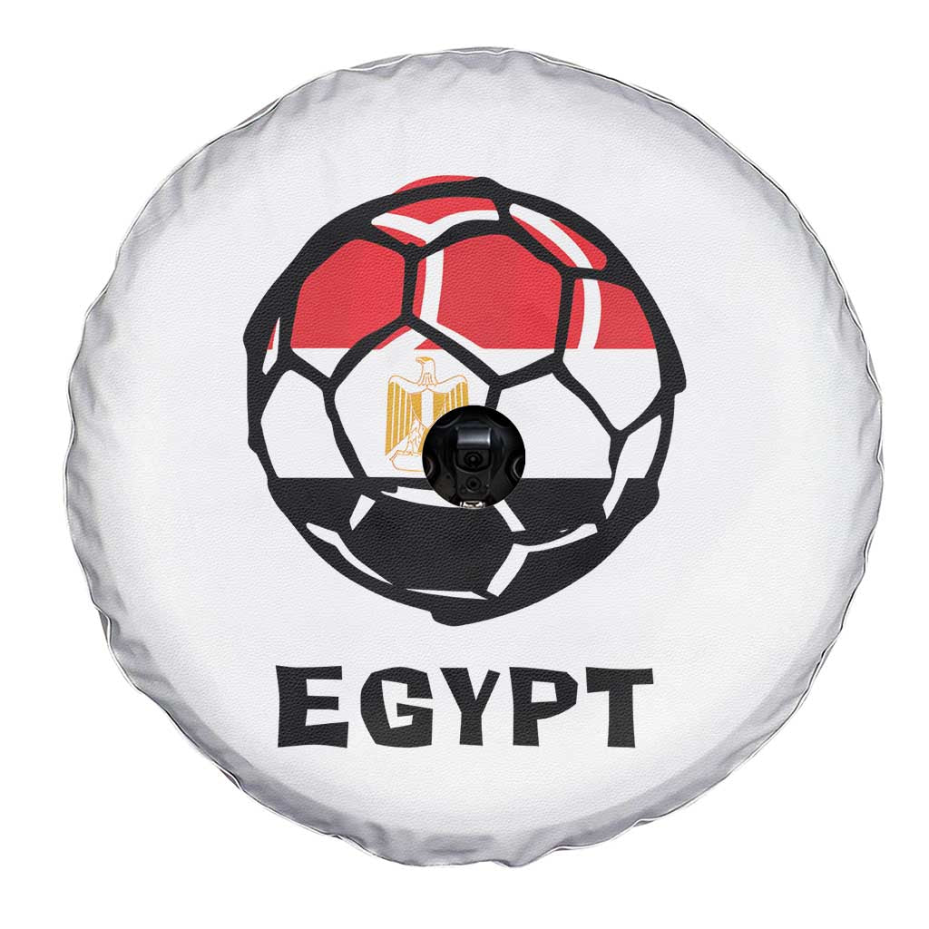 Egyptian Flag Soccer Ball Graphic Spare Tire Cover Egypt Pride Sports Football Fans Match Day