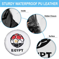 Egyptian Flag Soccer Ball Graphic Spare Tire Cover Egypt Pride Sports Football Fans Match Day