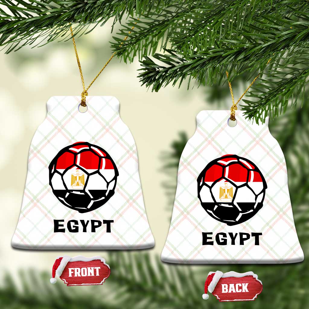 Egyptian Flag Soccer Ball Graphic Ceramic Ornament Egypt Pride Sports Football Fans Match Day