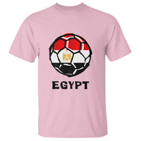 Egyptian Flag Soccer Ball Graphic T Shirt Egypt Pride Sports Football Fans Match Day