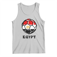 Egyptian Flag Soccer Ball Graphic Tank Top Egypt Pride Sports Football Fans Match Day