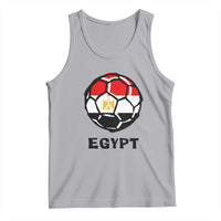 Egyptian Flag Soccer Ball Graphic Tank Top Egypt Pride Sports Football Fans Match Day