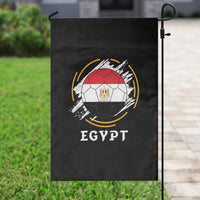 Egyptian Flag Soccer Ball Splatter Graphic Garden Flag Egypt Pride Sports Football Fans Match Day
