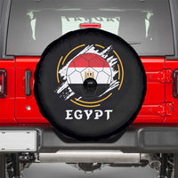 Egyptian Flag Soccer Ball Splatter Graphic Spare Tire Cover Egypt Pride Sports Football Fans Match Day