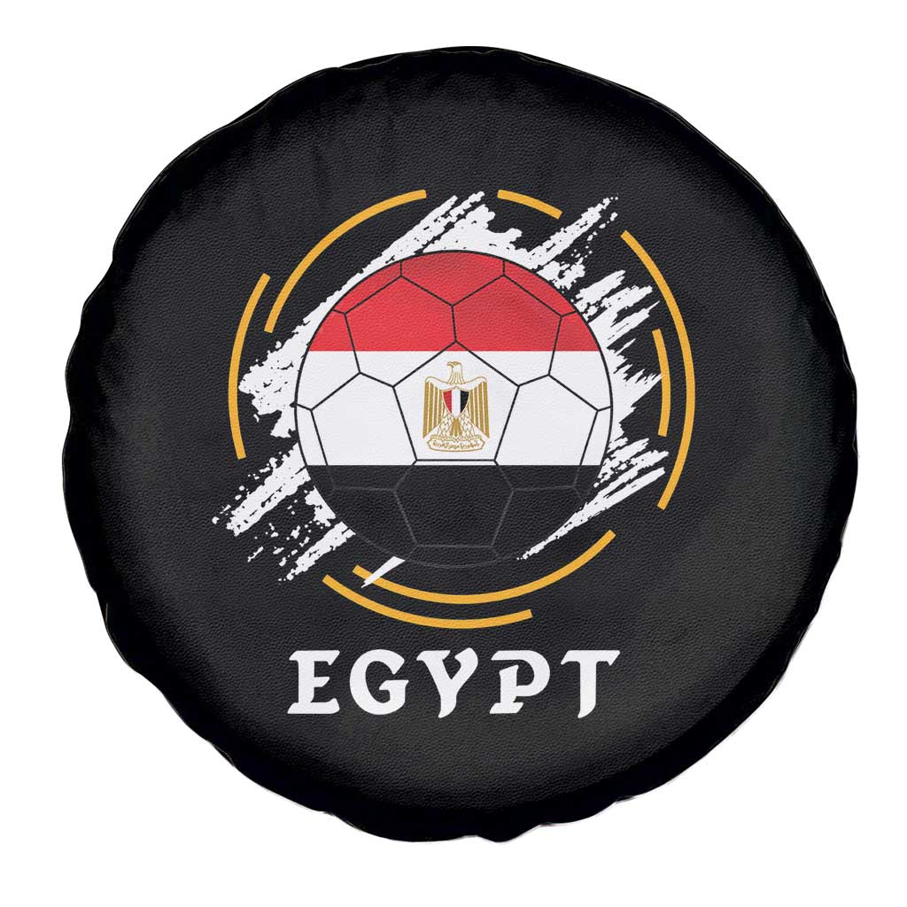 Egyptian Flag Soccer Ball Splatter Graphic Spare Tire Cover Egypt Pride Sports Football Fans Match Day
