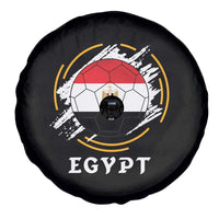Egyptian Flag Soccer Ball Splatter Graphic Spare Tire Cover Egypt Pride Sports Football Fans Match Day