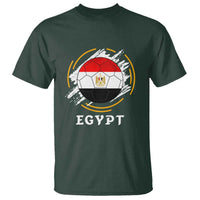 Egyptian Flag Soccer Ball Splatter Graphic T Shirt Egypt Pride Sports Football Fans Match Day