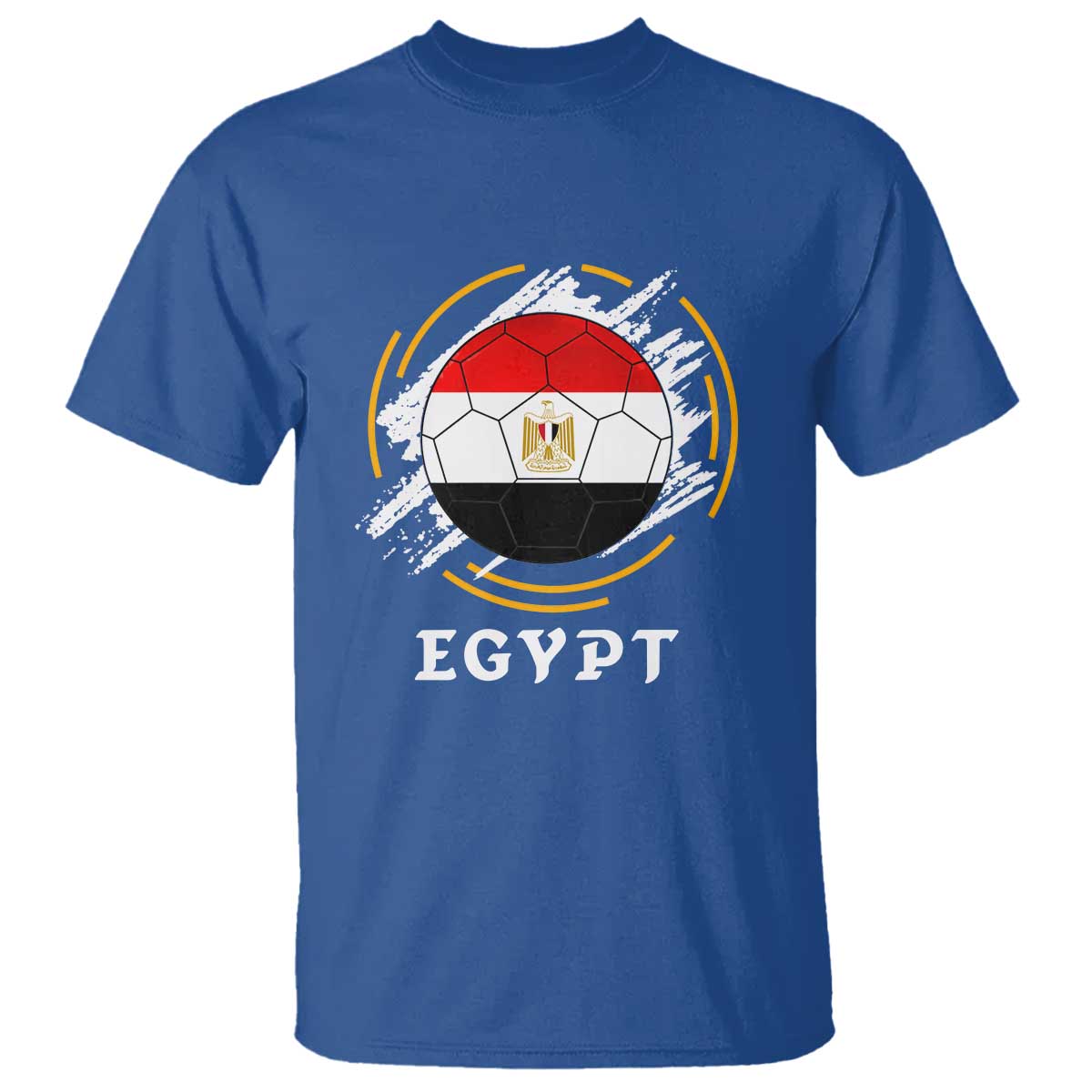 Egyptian Flag Soccer Ball Splatter Graphic T Shirt Egypt Pride Sports Football Fans Match Day
