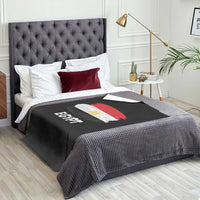 Egypt Flag Misr Pride Throw Blanket Egyptian Eagle of Saladin Heritage