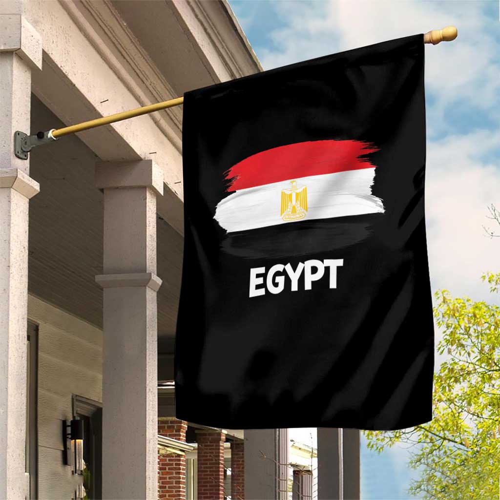 Egypt Flag Misr Pride Garden Flag Egyptian Eagle of Saladin Heritage