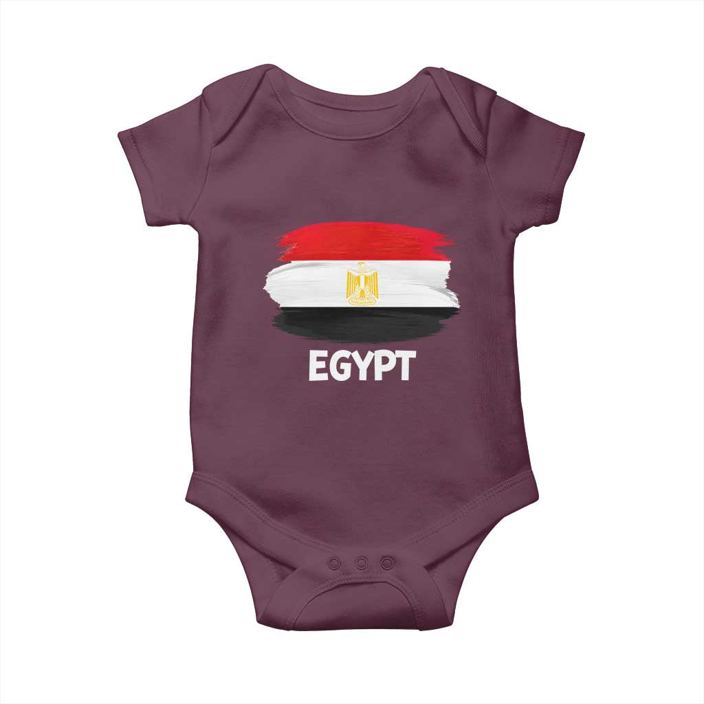 Egypt Flag Misr Pride Baby Onesie Egyptian Eagle of Saladin Heritage