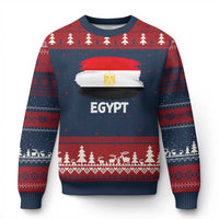 Egypt Flag Misr Pride Ugly Christmas Sweater Egyptian Eagle of Saladin Heritage
