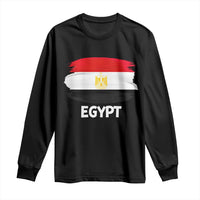Egypt Flag Misr Pride Long Sleeve Shirt Egyptian Eagle of Saladin Heritage