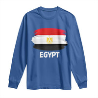 Egypt Flag Misr Pride Long Sleeve Shirt Egyptian Eagle of Saladin Heritage