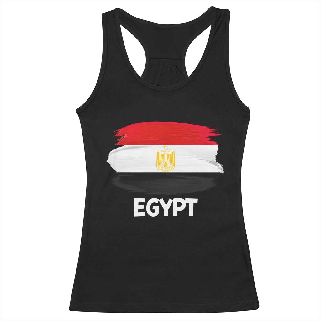 Egypt Flag Misr Pride Racerback Tank Top Egyptian Eagle of Saladin Heritage