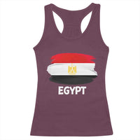 Egypt Flag Misr Pride Racerback Tank Top Egyptian Eagle of Saladin Heritage