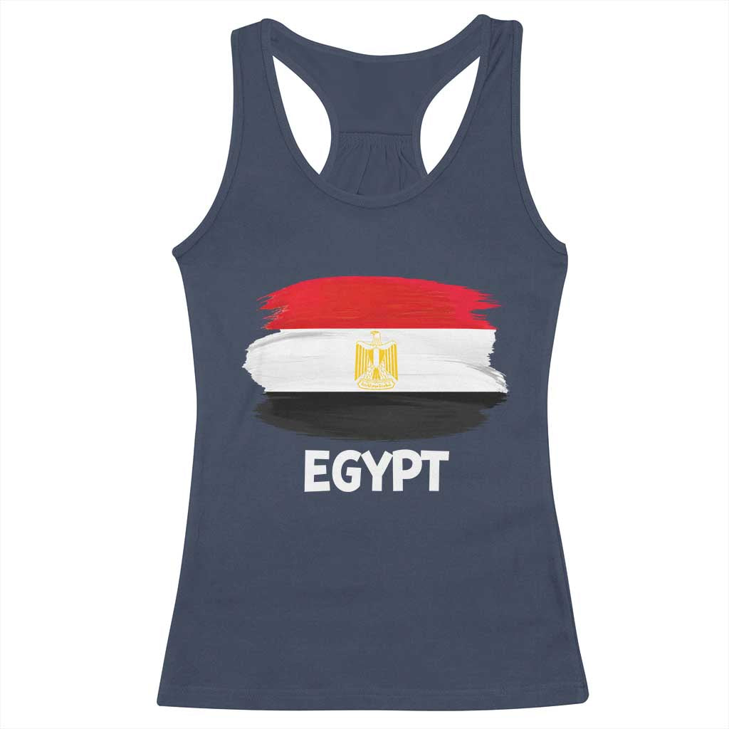 Egypt Flag Misr Pride Racerback Tank Top Egyptian Eagle of Saladin Heritage