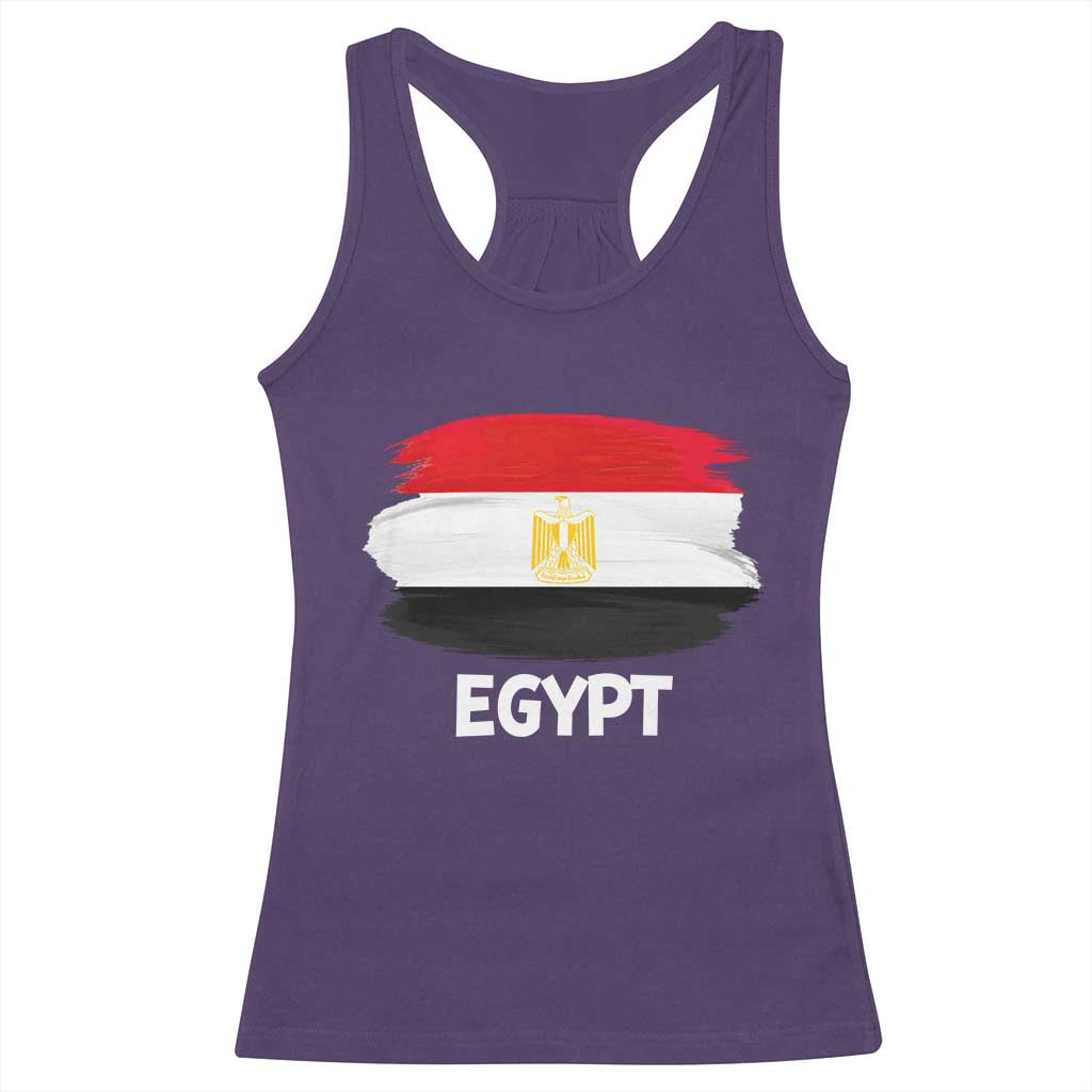 Egypt Flag Misr Pride Racerback Tank Top Egyptian Eagle of Saladin Heritage