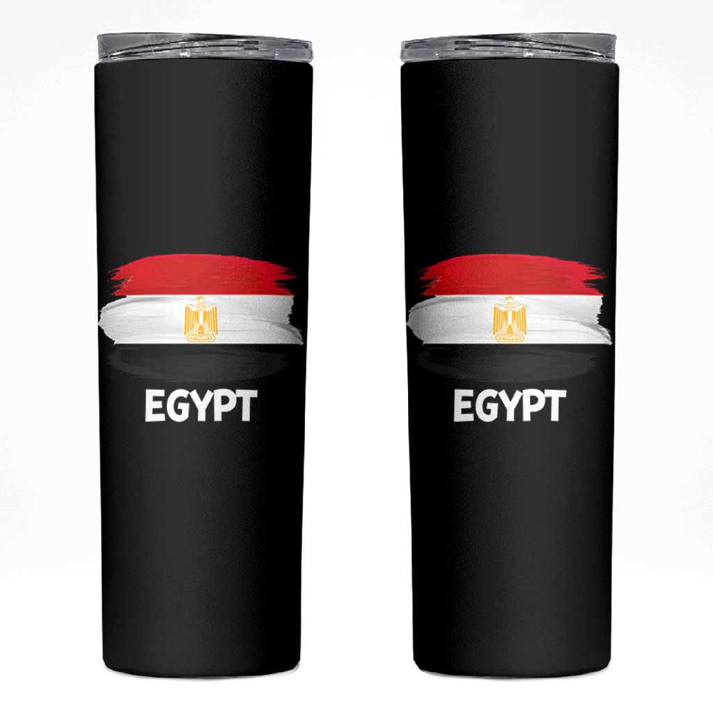 Egypt Flag Misr Pride Skinny Tumbler Egyptian Eagle of Saladin Heritage