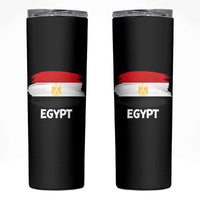 Egypt Flag Misr Pride Skinny Tumbler Egyptian Eagle of Saladin Heritage