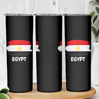 Egypt Flag Misr Pride Skinny Tumbler Egyptian Eagle of Saladin Heritage