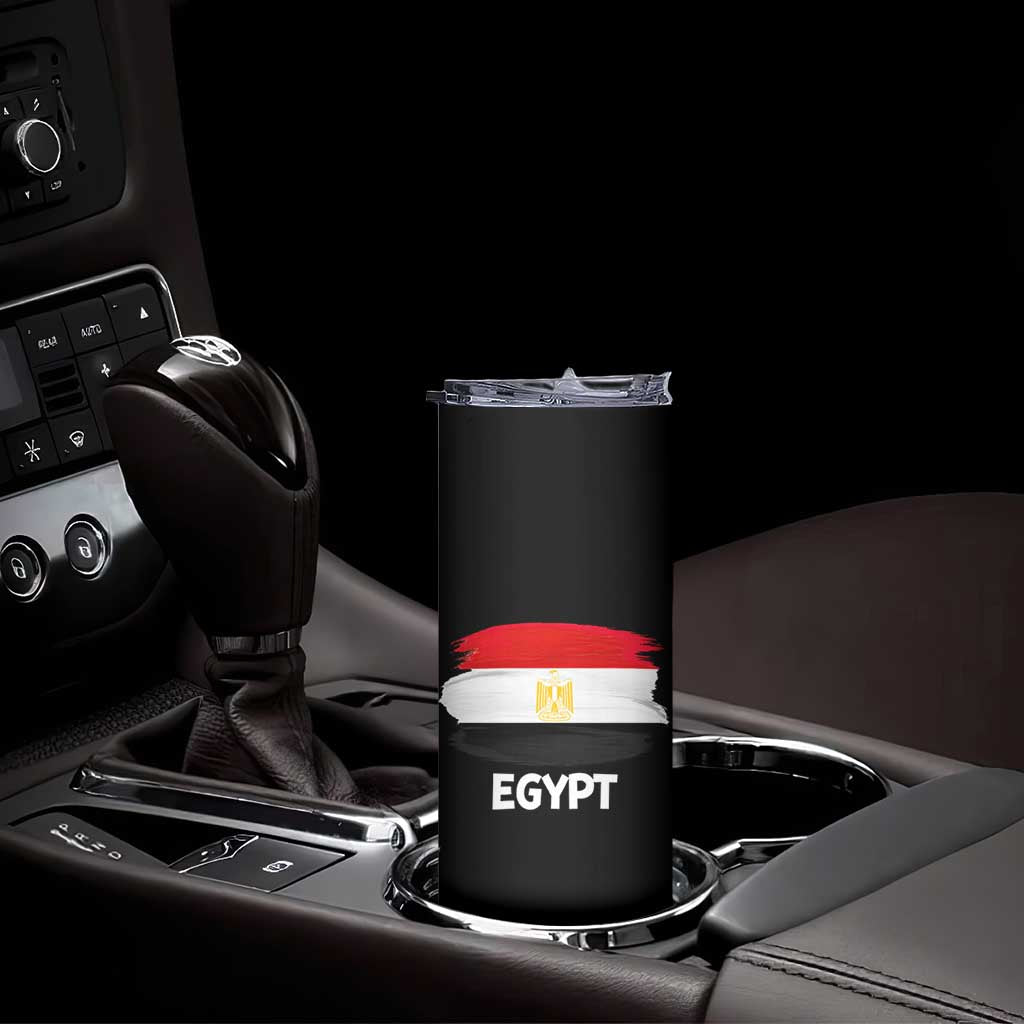 Egypt Flag Misr Pride Skinny Tumbler Egyptian Eagle of Saladin Heritage