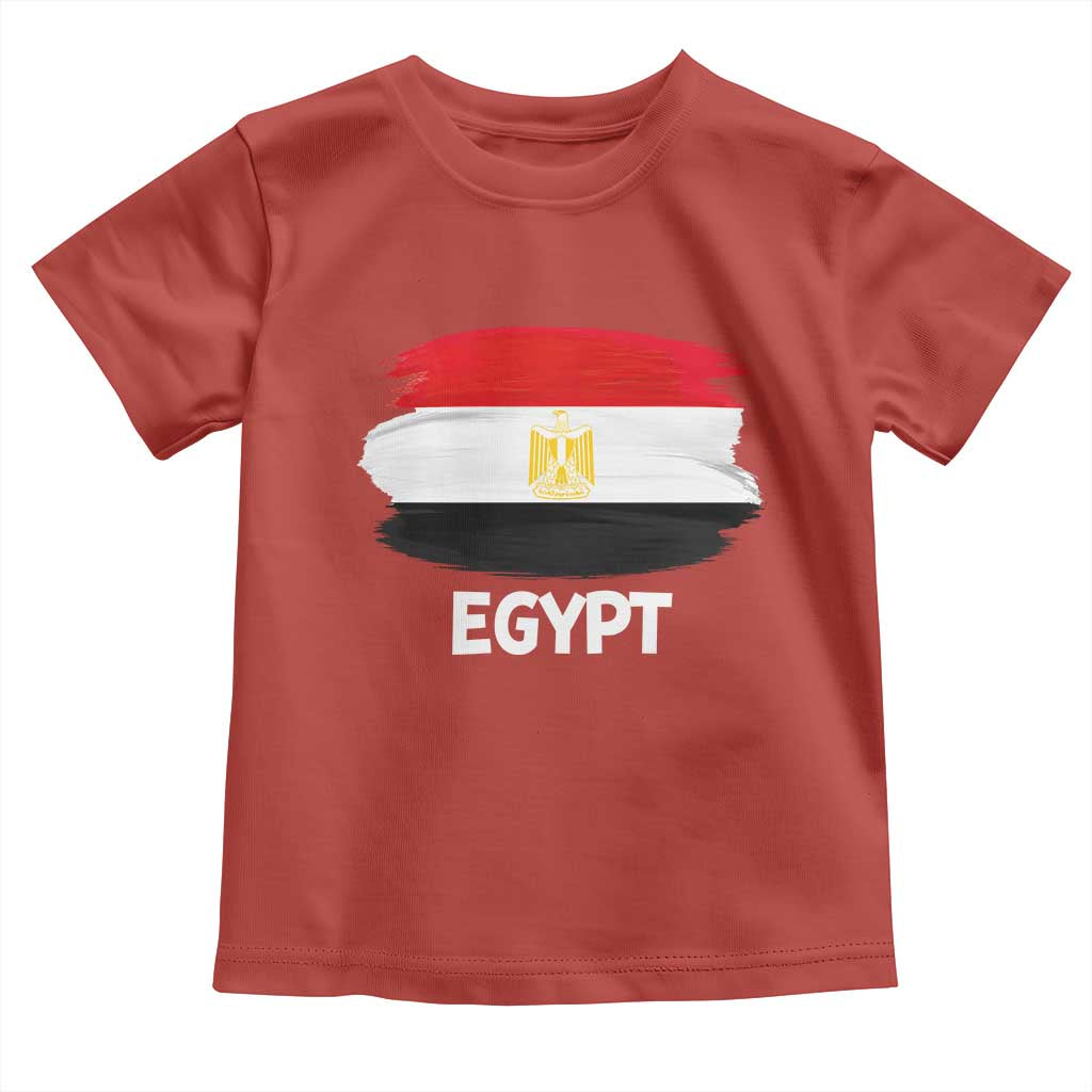 Egypt Flag Misr Pride Toddler T Shirt Egyptian Eagle of Saladin Heritage