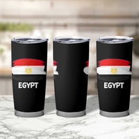 Egypt Flag Misr Pride Tumbler Cup Egyptian Eagle of Saladin Heritage