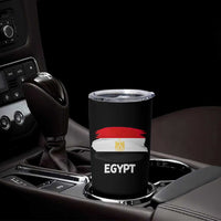Egypt Flag Misr Pride Tumbler Cup Egyptian Eagle of Saladin Heritage