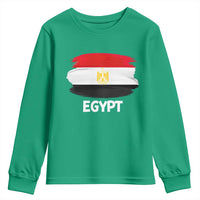 Egypt Flag Misr Pride Youth Sweatshirt Egyptian Eagle of Saladin Heritage
